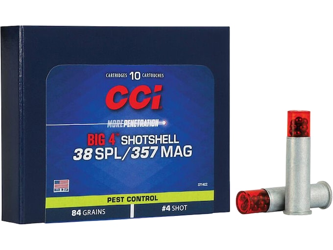 Shop CCI Big 4 Shotshell 38 Special Ammo 84 Grain Lead Shot 200 rounds